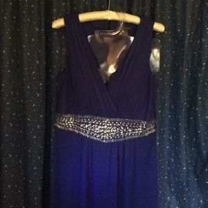 Purple/blue pantsuit